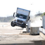 Crash test at TTI's Proving Grounds